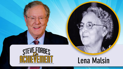 Steve Forbes On Achievement – Lena Malsin